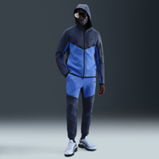 Nike Blue Trousers & Shorts Nike Tech Men's Fleece Joggers - Blue
