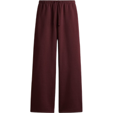 H&M Wide Leg Joggers - Burgundy