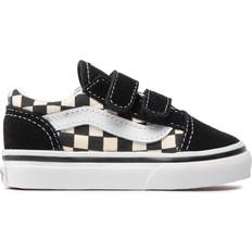 Vans Toddler's Old Skool V Checkerboard - Black/White