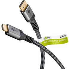 Displayport 1.2 hdmi 2.0 Goobay Displayport 1.2 HDMI 2.0 2m