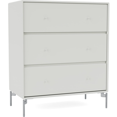 Montana Furniture Carry With Chrome Legs Nordic Chest of Drawer 69.6x82.2cm