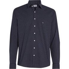 Calvin Klein Oxford Shirts Calvin Klein Mens Microprint Poplin Shirt 16in