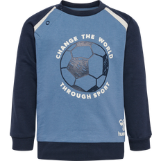 Bebisar Sweatshirts Barnkläder Hummel Bobby Sweatshirt - Blue Nights