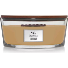 Woodwick Gilded Sands Ellipse Beige Scented Candle 275g