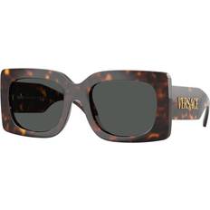 Versace 0VE4496U Firkantede Skildpadde Solbriller - Brun