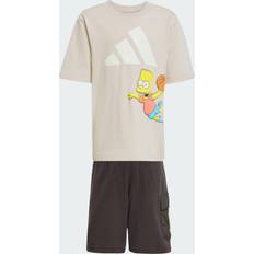 Beige - Drenge Øvrige sæt adidas T-shirtsæt Til Børn - Wonder Beige
