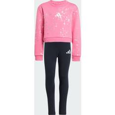 adidas Little Girls Everyday Glam Set För Barn - Pink Fusion Silver Metallic