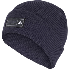 Adidas Blue Accessories adidas Essentials Cuffed Beanie - Shadow Navy/Black/White