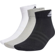 adidas Thin and Light Ankle Socks 3-pack - Medium Grey Heather/White/Black