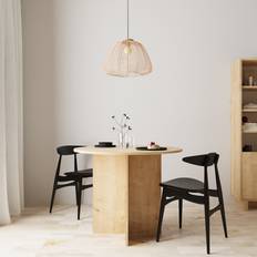 B&Q Dining Tables B&Q Bimossa Linet 90 Cm Round Kitchen Dining Table