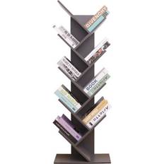 B&Q Grey Shelves B&Q 8-Tier Floor Standing Bookshelf Book Shelf