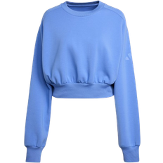 adidas Soft Lux Loose Sweatshirt - Blue Fusion