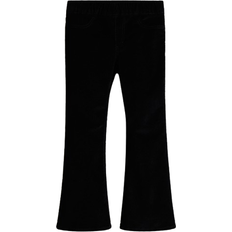 H&M Pige Treggings I Fløjl Med Svaj - Sort