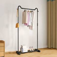 B&Q Clothes Racks B&Q Black Metal Garment Rail Stand Clothes Rack