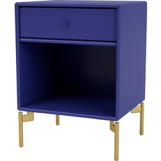Blåa Sängbord Montana Furniture Dream Brass Legs Monarch Sängbord 30x35.4cm