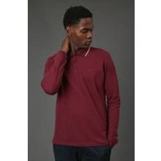 Brown Polo Shirts Tom's of Maine Long Sleeve Pique Polo Shirt