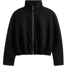 Plisseret Jakker H&M Scuba Jacket - Black