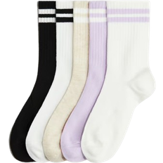 Flickor Strumpor H&M 5-Pack Strumpor - Lila/Vit