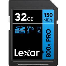 LEXAR SDHC 800x Pro UHS-I Cards C10 V10 U1 R150