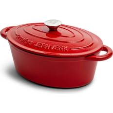 Orrefors Jernverk Cast Iron Oval Red med lock 3.5 L