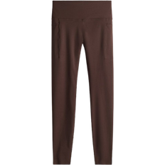 H&M Pocket Detail Sports Leggings With DryMove - Warm Brown