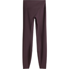 Lilla - Træningstøj Strømpebukser & Stay-ups H&M Dame Nylon Sports Leggings DryMove - Auberginelilla