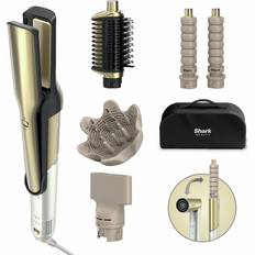 Interchangeable Head Multi Stylers Shark Glam Straight, Waves & Curls Multi-styler HD6052SUK Gold