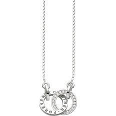 Thomas Sabo Glam & Soul Forever Together Small Necklace - Silver/Transparent