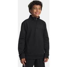 XS Fleecejakker Under Armour Fleece Boys Zip Black YXS