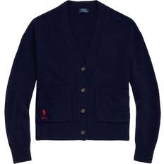 Polo Ralph Lauren Natural Cardigans Polo Ralph Lauren Player Logo Cardigan Hunter Navy