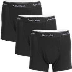 Calvin Klein 4XL Underbukser Calvin Klein Icon Cotton Stretch Relaxed Fit Trunks 3-Pack - Sort