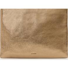 Womens Bettina Logo-Embossed Leather Clutch Bag