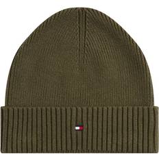 Tommy Hilfiger Herre Huer Tommy Hilfiger Th Flag Pima Cotton Beanie - Khaki Green