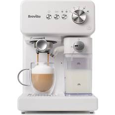 White Espresso Machines Breville Prima Latte VCF190 Coffee Machine White