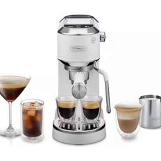 De'Longhi White Espresso Machines De'Longhi Dedica Duo Manual Espresso Machine White 1000ml