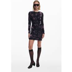 Desigual Dame Kjoler Desigual Kjole - Natblå/Lysviolet