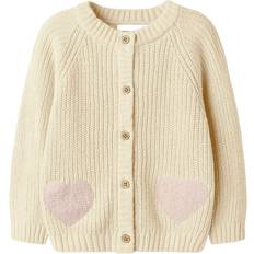 Beige - Piger Trøjer Name It Nmfemlen Cardigan Lil Atelier 5 År