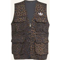 Dame - Leopard Overtøj adidas Undertrøje Med Leopardprint - Brun