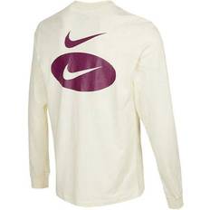 Nike Natural T-shirts Nike NSW Essential+ Core Long Sleeve T-Shirt - Coconut Milk