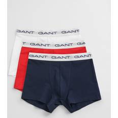 Gant Herre Undertøj Gant Boksershorts Trunk 3-Pack - Mørkeblå/Knaldrød/Hvid