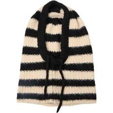 Stribede Tilbehør Object Objmilu Knit Balaclava - Black