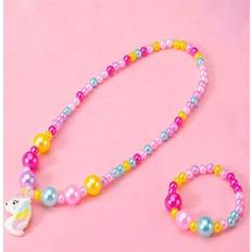 Children Jewellery Sets Shein Kids Cute Unicorn Pendant Jewelry Set