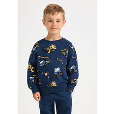 Lindex Sweatshirts Lindex Comfy Sweatshirt Soft Cotton Jer Str 116 - Blue