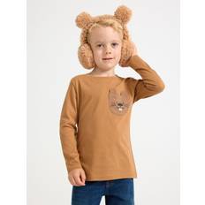 Lindex Overdele Lindex Langærmet Top Brown 98