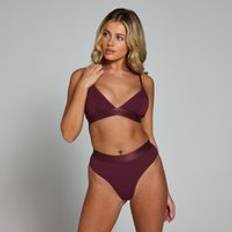 MP V-neck Bralette Deep Berry - Rød