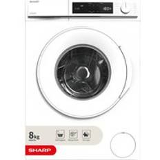 Sharp Washing Machines Sharp ES-NFA814BWNA-EN 8 kg 1400 Spin Washing Machine White