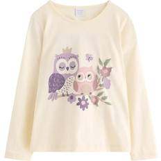 Lindex Overdele Lindex Top LS Placement Print Forest Str 104