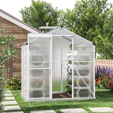 4ft À 6ft Polycarbonate Aluminium Greenhouse