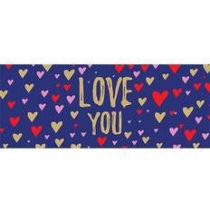 Love You Navy Valentines PVC Party Sign