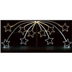Shooting Star Rope Light Large LED Xmas Silhouette Cream